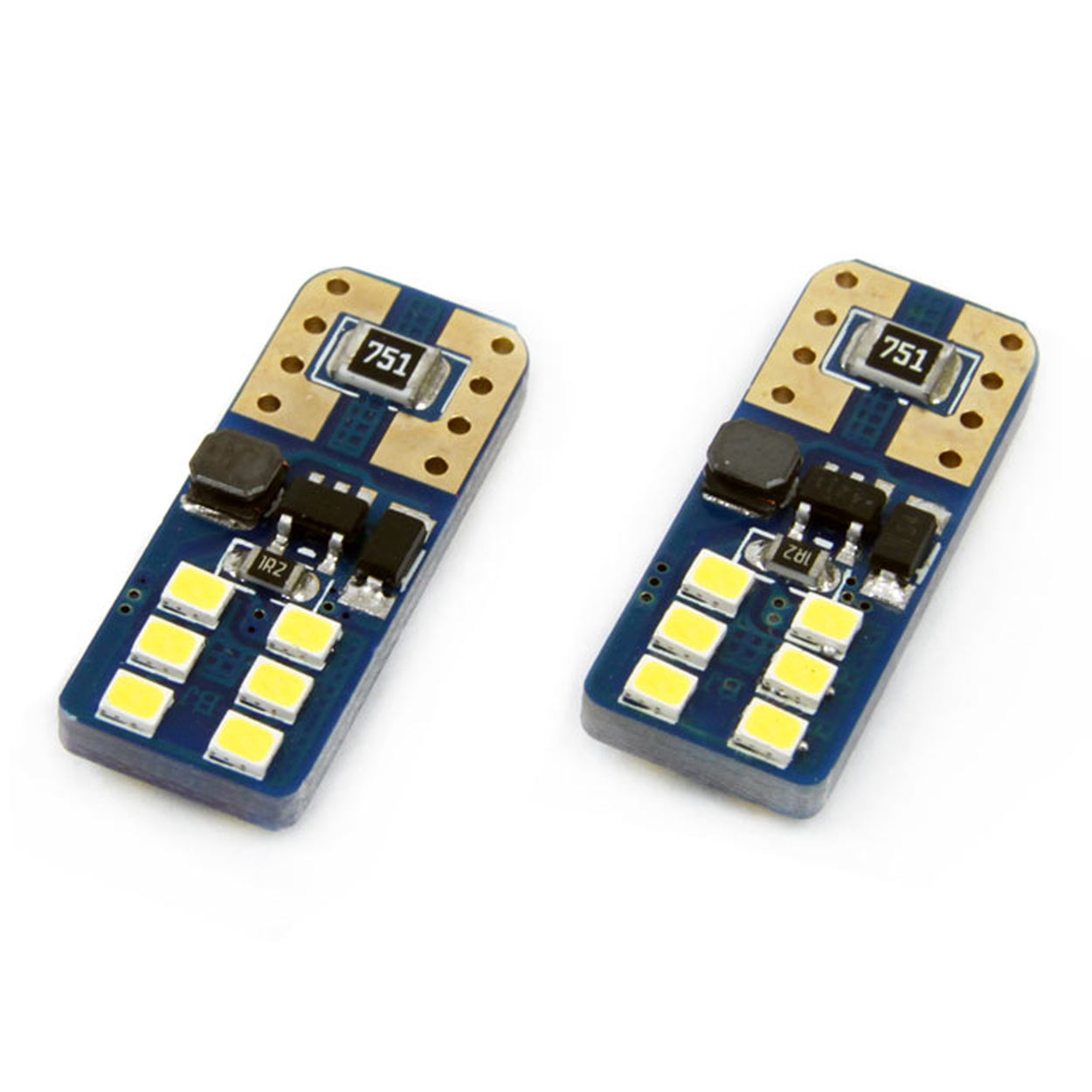 AMIO – Λαμπάκια LED T10 W5W 12/24V 2W 5600K 12XSMD 2016 Canbus Καρφωτά Για Ισχυρό Λευκό Φωτισμό Χωρίς Σφάλματα – Σετ 2 Τεμ. (01638/AM) - Thumbnail 4
