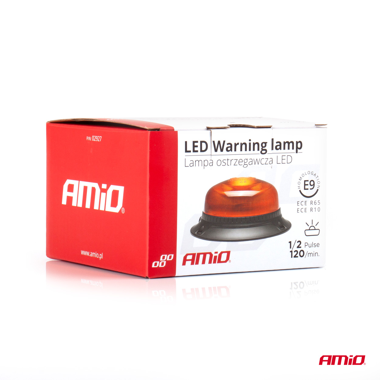 AMIO - Φαρος LED Mini Flat 12/24V 18SMD IP56 Πορτοκαλι Βιδωτος 113X47MM -1 Τεμ. (02927/AM) - Thumbnail 9