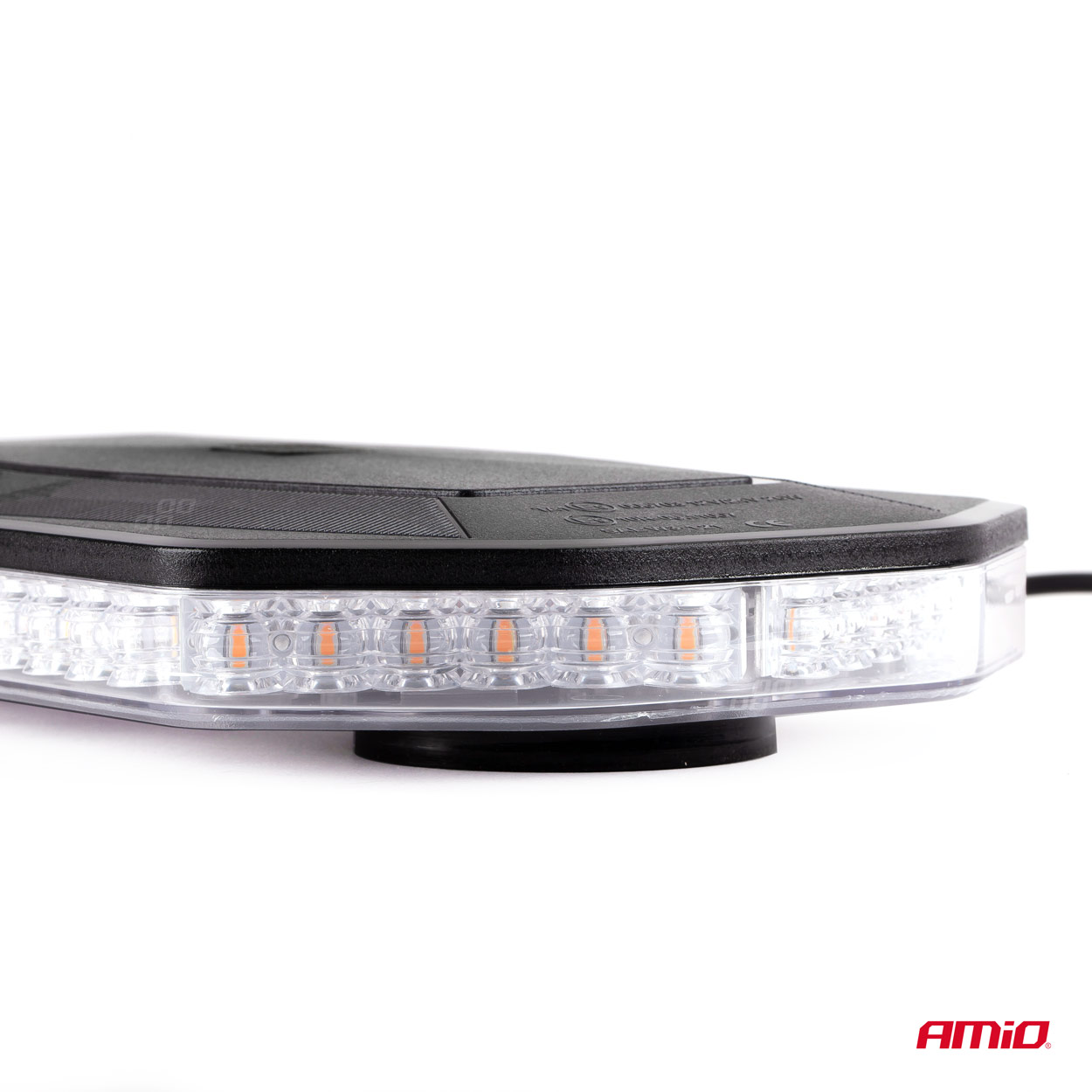 AMIO - Φαρος/μπαρα 12>24V 48SMD LED Πορτοκαλι Με Φις Αναπτηρα & Μαγνητικη Βαση 293X171X46MM​ -1 Τεμ. (02920/AM) - Thumbnail 5