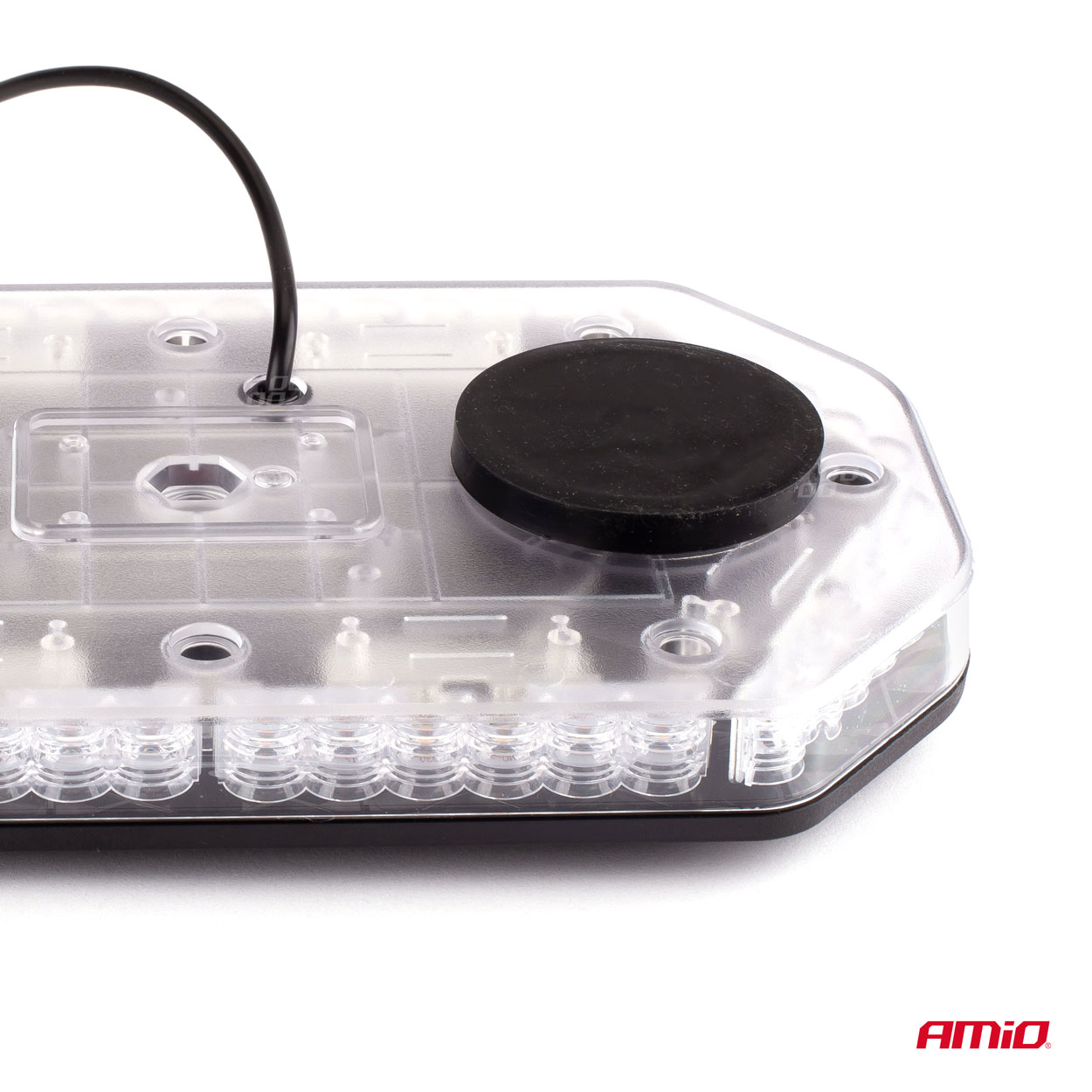 AMIO - Φαρος/μπαρα 12>24V 48SMD LED Πορτοκαλι Με Φις Αναπτηρα & Μαγνητικη Βαση 293X171X46MM​ -1 Τεμ. (02920/AM) - Thumbnail 7
