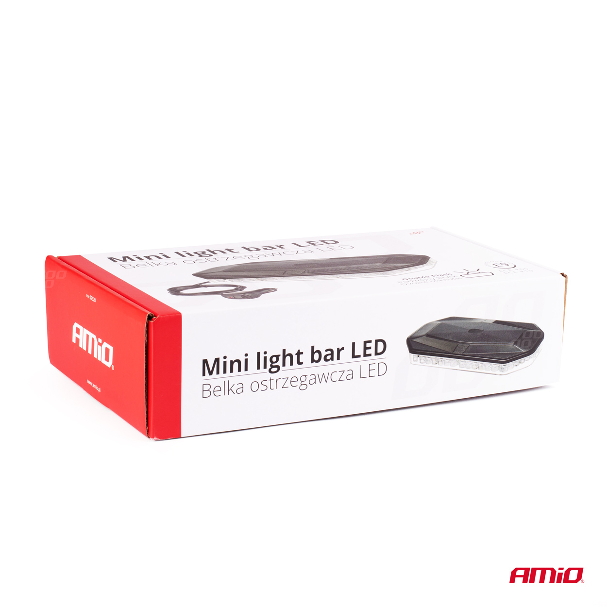 AMIO - Φαρος/μπαρα 12>24V 48SMD LED Πορτοκαλι Με Φις Αναπτηρα & Μαγνητικη Βαση 293X171X46MM​ -1 Τεμ. (02920/AM) - Thumbnail 8