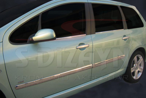 Trim Παραθυρων 4τεμ Ανοξ.ατσαλι Χρωμιο Για Peugeot 307 5D Hb/sw 01-08 - Thumbnail 2