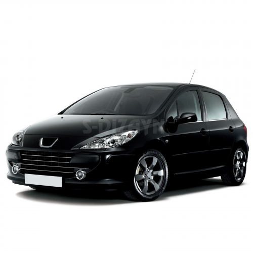 Trim Παραθυρων 4τεμ Ανοξ.ατσαλι Χρωμιο Για Peugeot 307 5D Hb/sw 01-08
