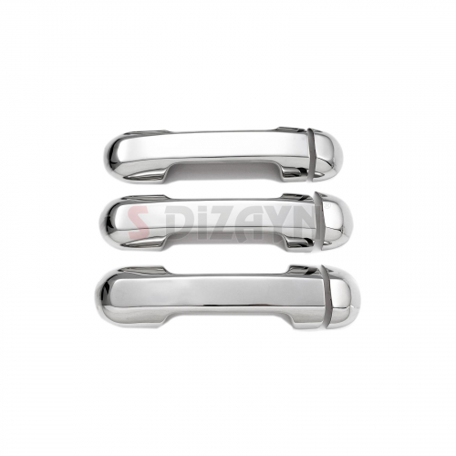 Χερουλια Πορτας Για Ford Transit Connect 2002-2014  Χρωμιο Μεταλλικο 3τεμ. - Thumbnail 2