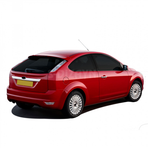 Χερουλια Πορτας Για Ford Focus Ii Facelift 3D 08-11 Χρωμιο Μεταλλικα 4τεμ.