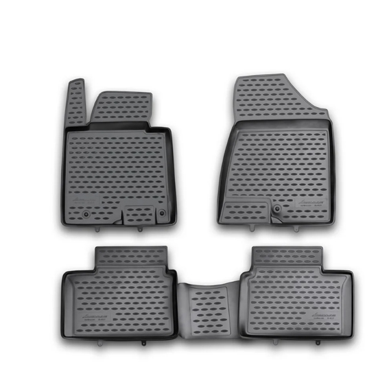 ΠΑΤΑΚΙΑ ΣΕ ΣΚΑΦΗ TPE ΛΑΣΤΙΧΟ ΓΙΑ KIA CEED 5D 05/2012+   ΣΕ ΜΑΥΡΟ ΧΡΩΜΑ NOVLINE - 4 ΤΕΜ.