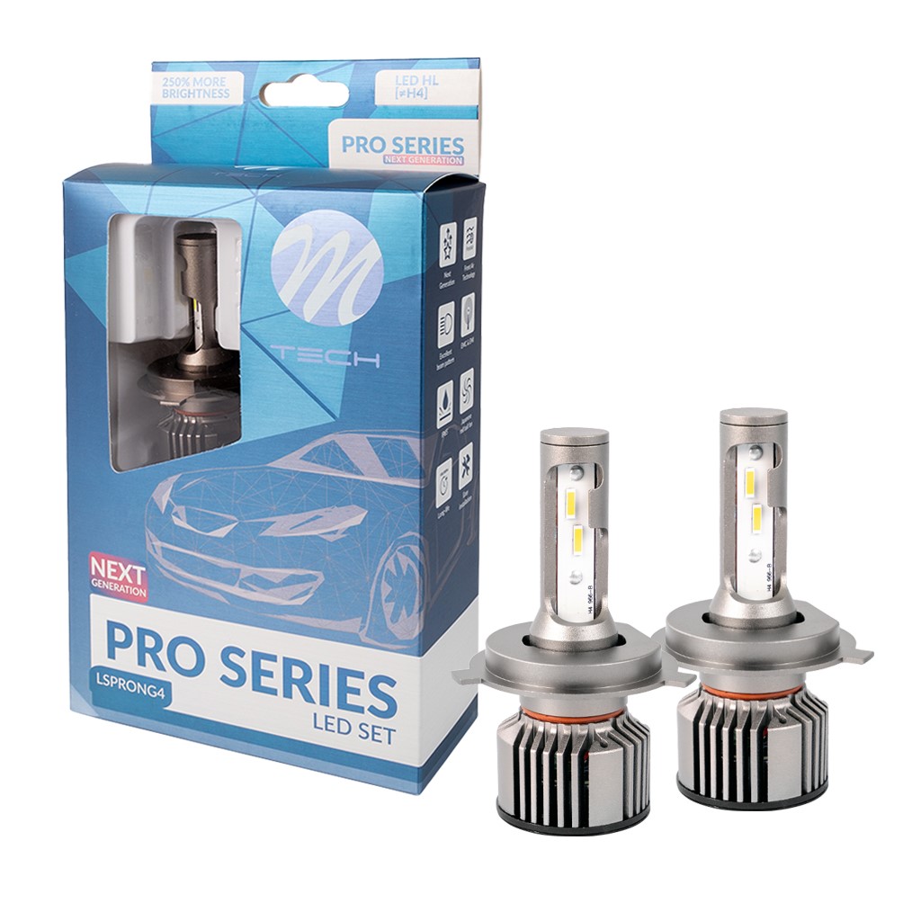 H4 12V 2X20W 6.500K 5200LM Osram Pro LED Kit Set Can-bus (με Ανεμιστηρακι) Next Gen M-TECH - 2 Τεμ.