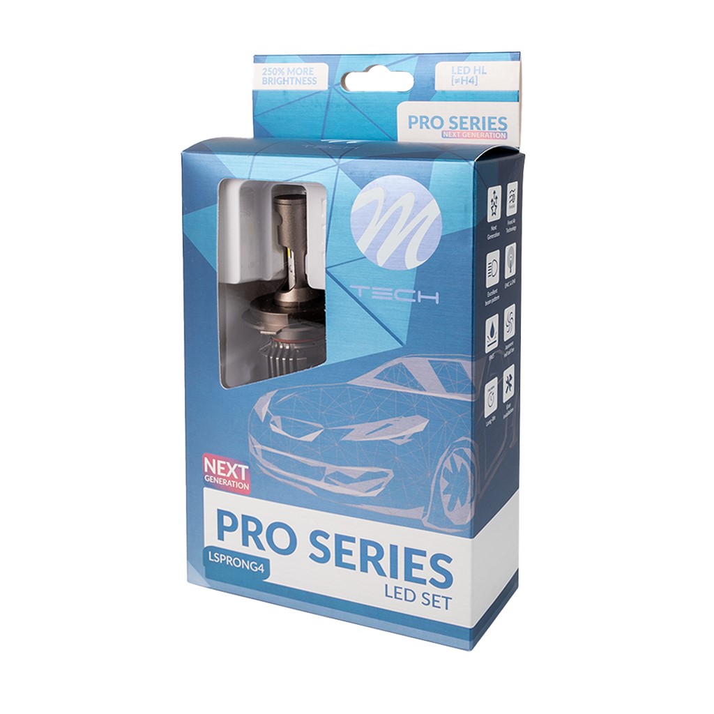 H4 12V 2X20W 6.500K 5200LM Osram Pro LED Kit Set Can-bus (με Ανεμιστηρακι) Next Gen  M-TECH - 2 Τεμ. - Thumbnail 4
