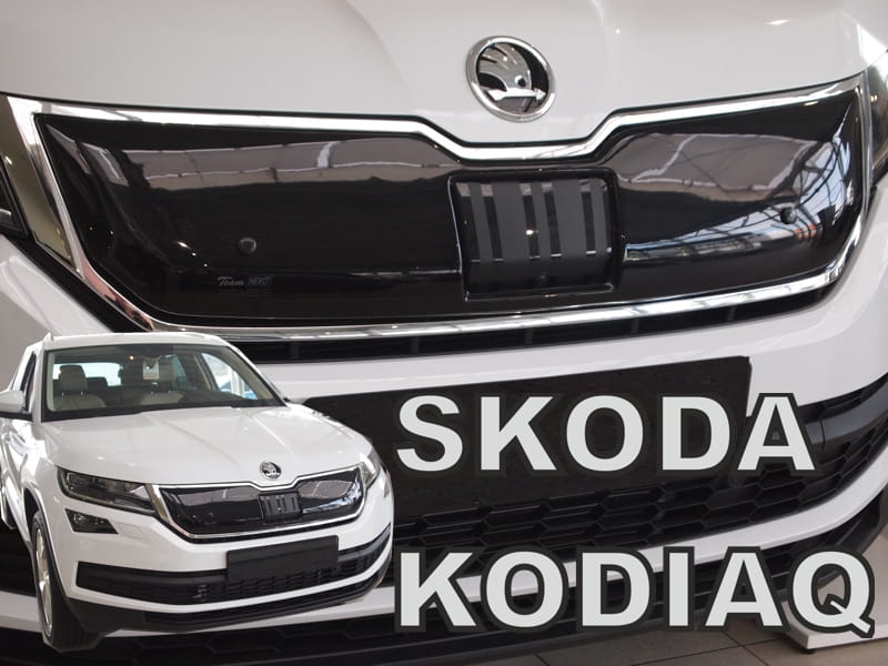 Καλυμμα Ψυγειου Χειμωνα Για Skoda Kodiaq 5D 2016+ Αυτοκινητου Απο Ευκαμπτο Φιμε Πλαστικο HEKO