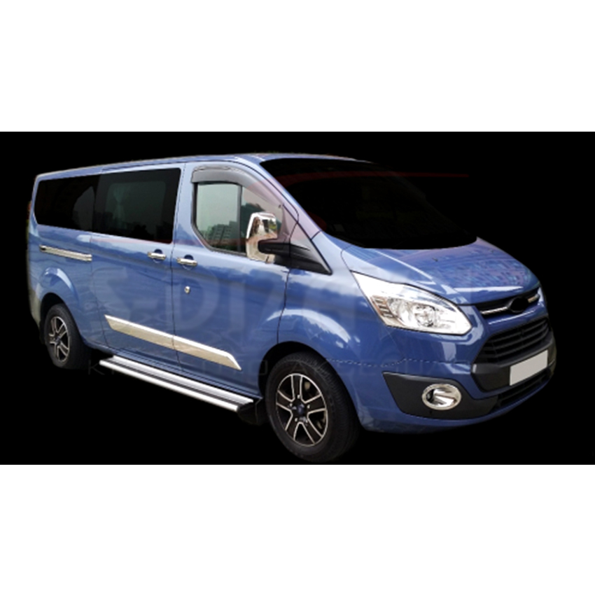 Καπακια Καθρεπτη Χρωμιου Μεταλλικα Για Ford Tourneo Custom C-ceries Courier 2012+ Χρωμιο - Thumbnail 2