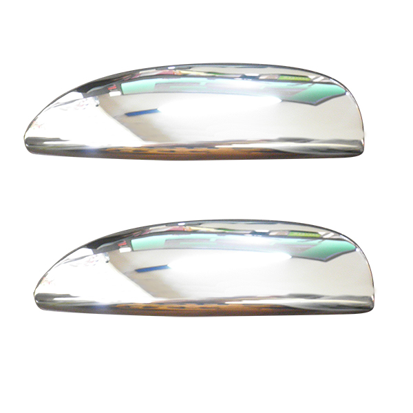 Χερουλια Πορτας Για Renault Megane/clio 2 3D 1999-2006 Χρωμιο Μεταλλικα 2τεμ.