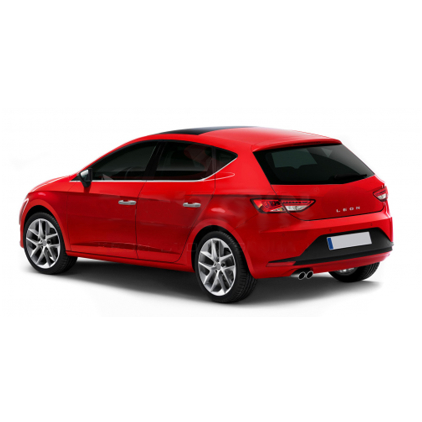Χερουλια Πορτας Για Seat Leon 5D 2013+  Χρωμιο Μεταλλικα 4τεμ. - Thumbnail 2
