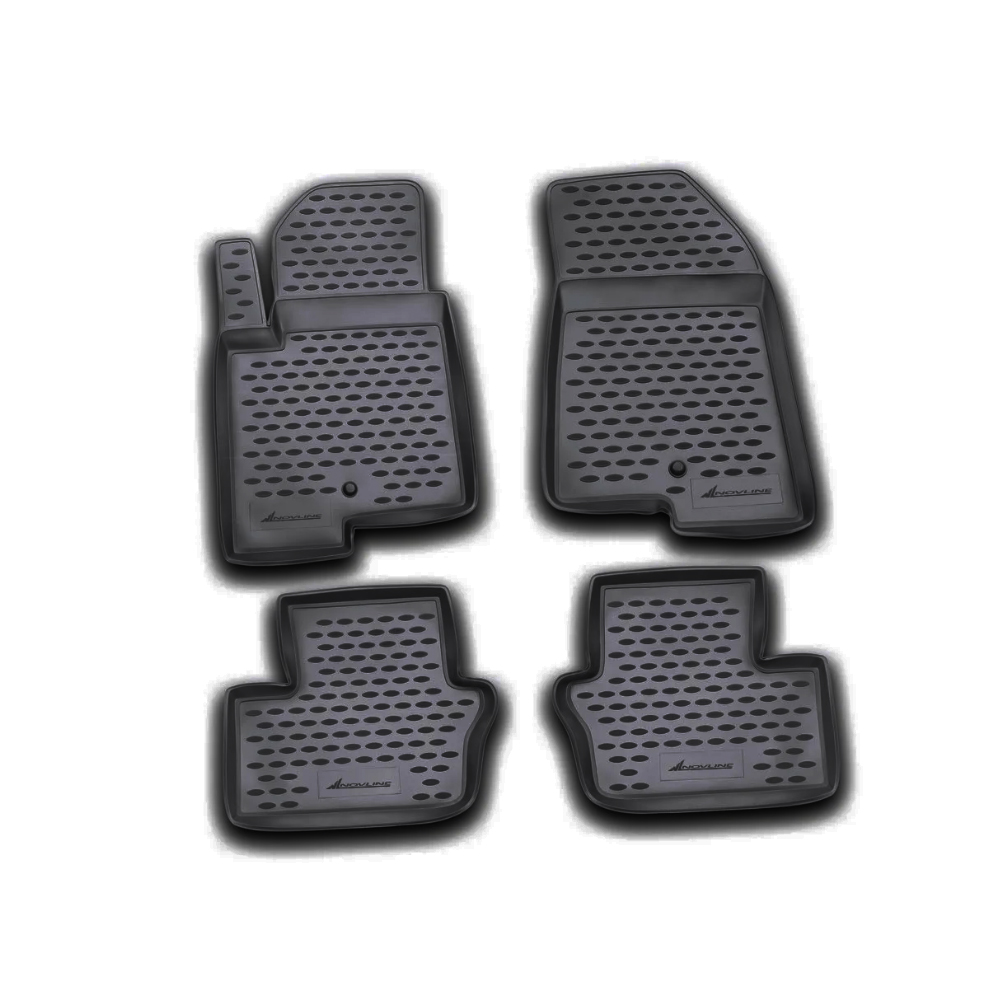 ΠΑΤΑΚΙΑ ΣΕ ΣΚΑΦΗ TPE ΛΑΣΤΙΧΟ ΓΙΑ JEEP LIBERTY 5D 2007+  ΣΕ ΜΑΥΡΟ ΧΡΩΜΑ NOVLINE - 4 ΤΕΜ.