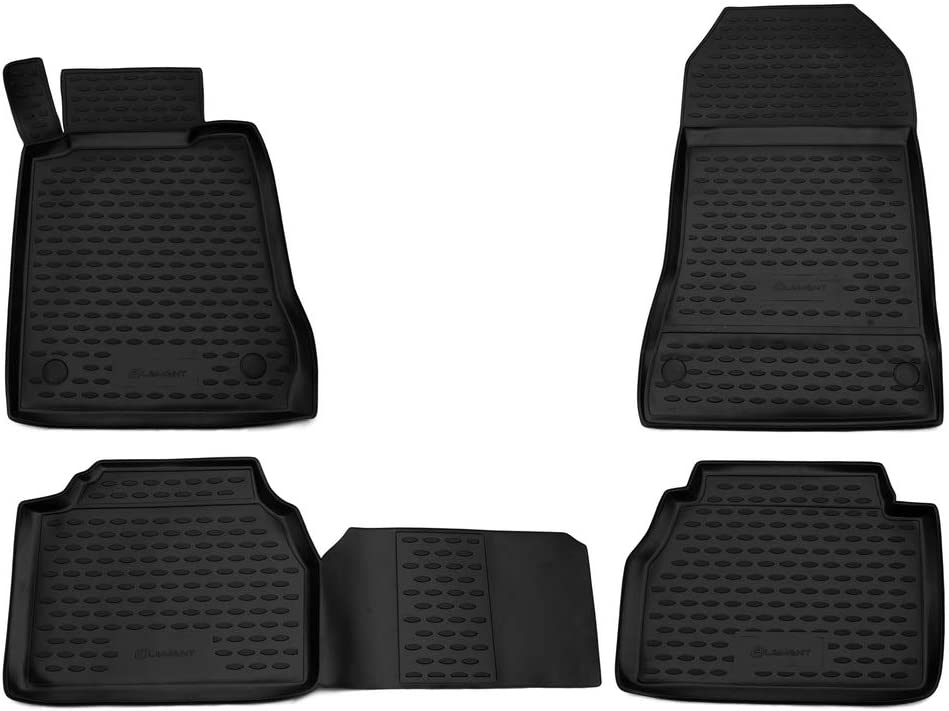 ΠΑΤΑΚΙΑ ΣΕ ΣΚΑΦΗ TPE ΛΑΣΤΙΧΟ ΓΙΑ MERCEDES E-KLAS W210 1995-2003  ΣΕ ΜΑΥΡΟ ΧΡΩΜΑ NOVLINE - 4 ΤΕΜ.