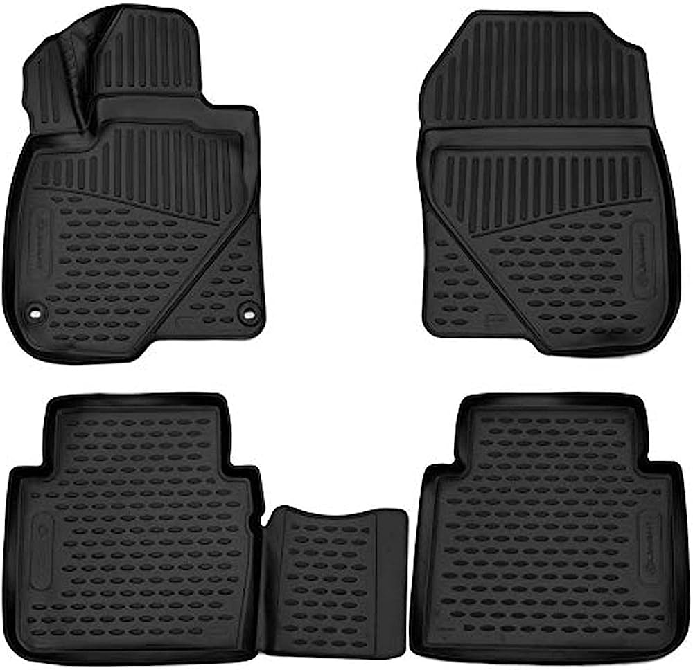 ΠΑΤΑΚΙΑ ΣΕ ΣΚΑΦΗ TPE ΛΑΣΤΙΧΟ ΓΙΑ MITSUBISHI OUTLANDER 5D 2012+  ΣΕ ΜΑΥΡΟ ΧΡΩΜΑ NOVLINE - 4 ΤΕΜ.