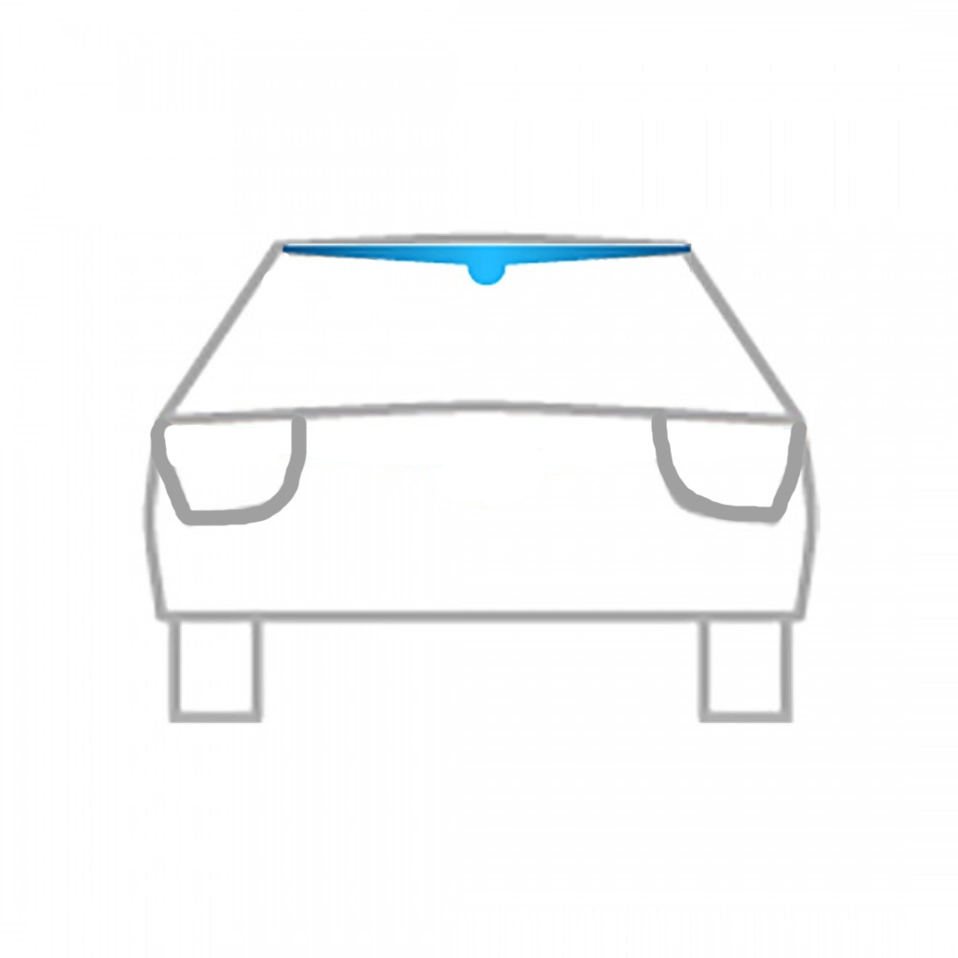 Ανεμοθραυστης Πισω Παρμπριζ Για Fiat Panda 5D 09/2003+