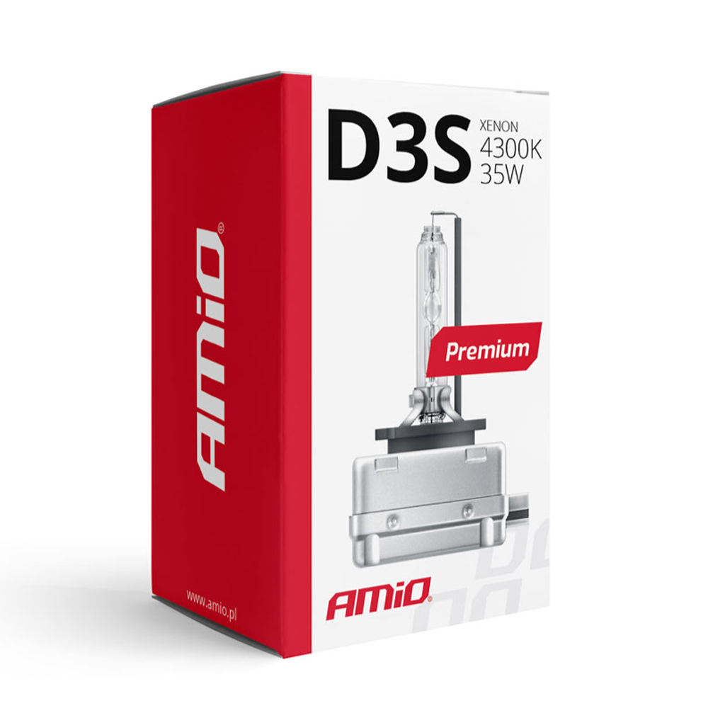 AMIO - Λάμπα Xenon D3S 4300K 35W 12V Premium Για Αντικατάσταση Εργοστασιακών Και Aftermarket Xenon Με Φυσικό Φωτισμό Και Σταθερή Απόδοση Με Ενσωματωμένο Igniter - 1 Τεμ. (01978/AM) - Thumbnail 3