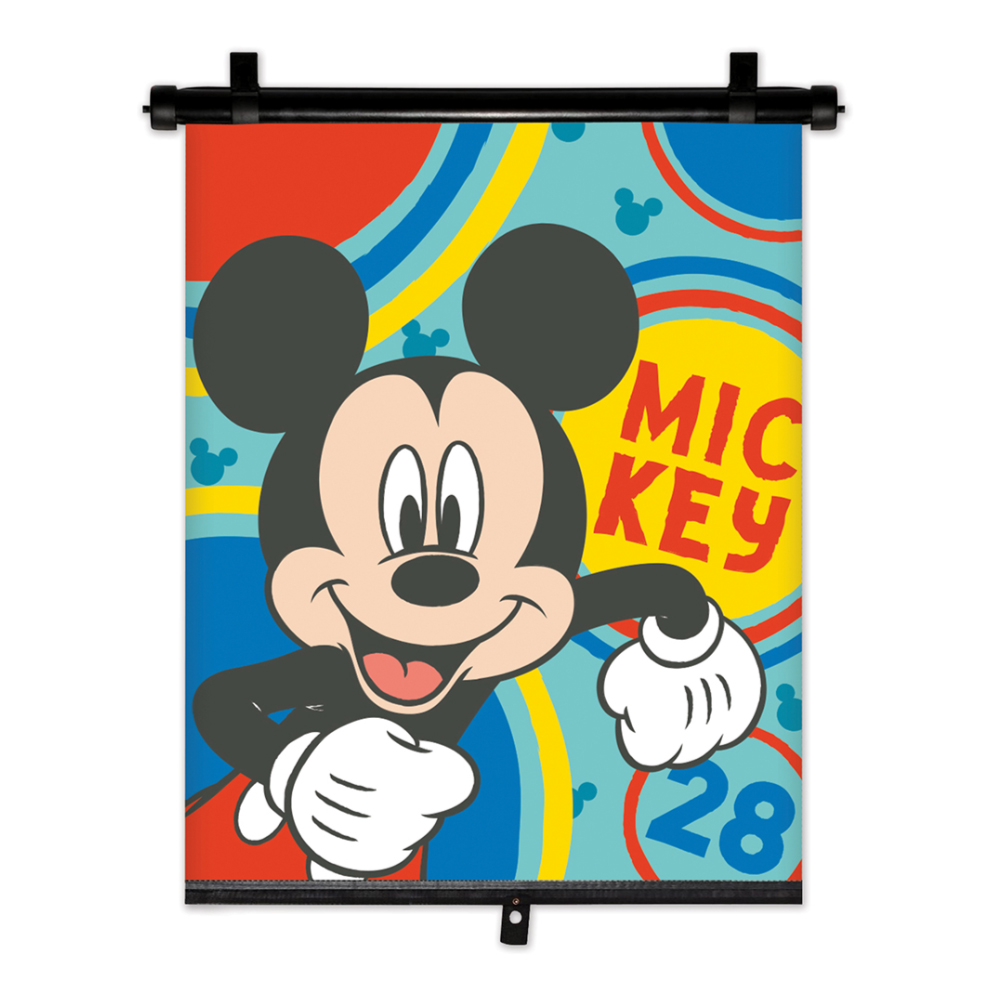AMIO - Κουρτινακι Ηλιοπροστασιας Σε Ρολο Mickey 36X45CM Για Πλαινο Τζαμι/πισω Παρμπριζ - 1 Tem. (S9344/AM)