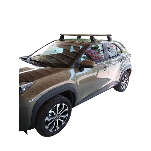 Kit Με Μπαρες Οροφης Για Toyota Yaris Cross XP210 5D 2020+ Αλουμινιου MENABO (AL1-3360/ΜΒ-FIX077G) - Thumbnail 2