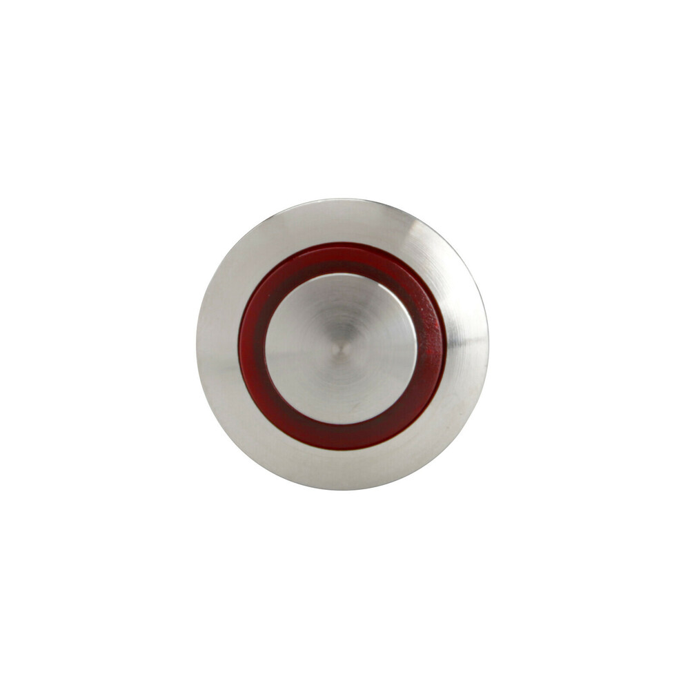 Διακοπτης Μπουτον (button) 12/24V 5AMAX 5PIN IP65 On/off Me LED Κοκκινο Ανοξειδωτο Ατσαλι​ LAMPA - 1 Tem. - Thumbnail 3