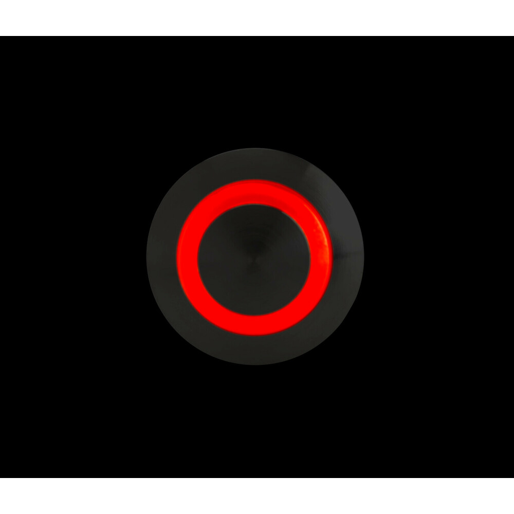 Διακοπτης Μπουτον (button) 12/24V 5AMAX 5PIN IP65 On/off Me LED Κοκκινο Ανοξειδωτο Ατσαλι​ LAMPA - 1 Tem. - Thumbnail 4