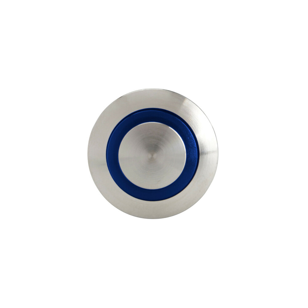 Διακοπτης Μπουτον (button) 12/24V 5AMAX 5PIN IP65 On/off Me LED Μπλε Ανοξειδωτο Ατσαλι LAMPA - 1 Tem. - Thumbnail 3