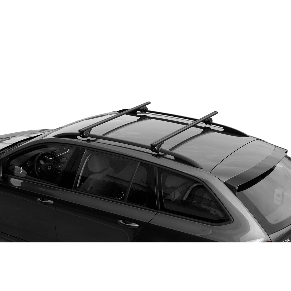 Μπαρες Οροφης Helio Black (χl) 140 Cm Αλουμινιου Μαυρη Με Κλειδαριες (standard Railing) NORDRIVE - 2 Tem. - Thumbnail 4