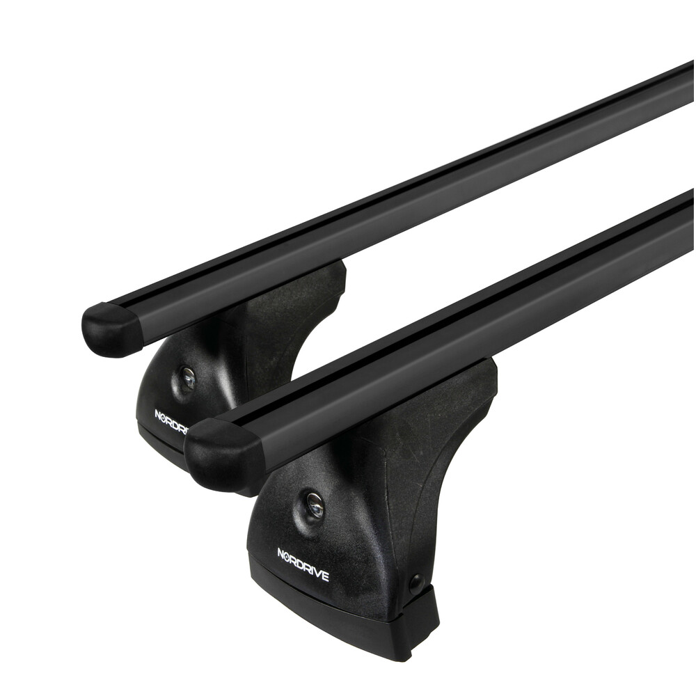 Μπαρες Οροφης Αλουμινιου Μαυρη (m) 120CM Helio Black Χωρις Κλειδι MAX90KG​ NORDRIVE - 2 Tem. - Thumbnail 2