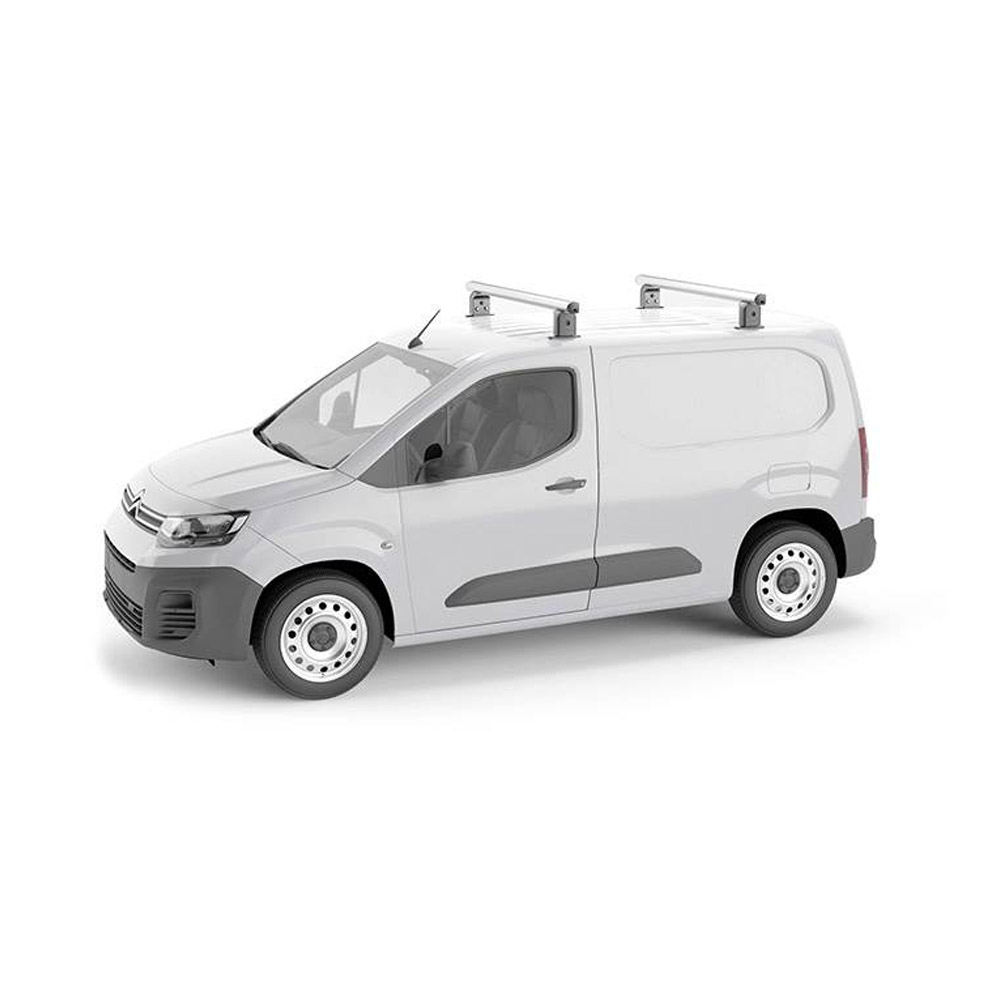 Πλήρες Σετ Με Μπάρες Οροφής Αλουμινίου Airdyn L 125 Cm Και Άκρα Τοποθέτησης Για Επαγγελματικά Οχήματα Και Van MENABO - 2 Τεμ. - Thumbnail 4