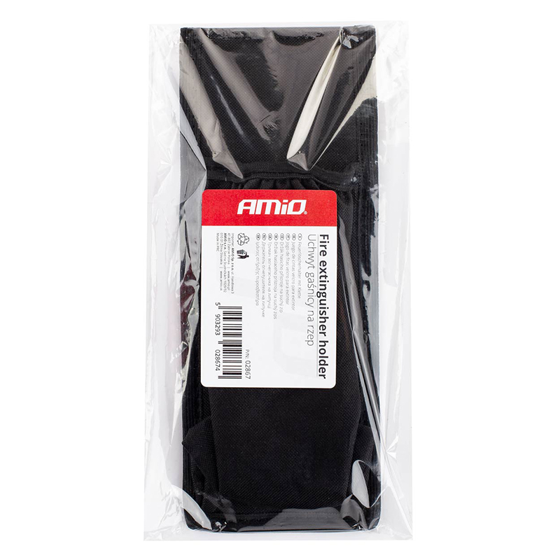 AMIO - Θήκη Για Στήριξη Πυροσβεστήρα Έως 1 Kg Από Μαύρο Αδιάβροχο Ύφασμα Με Velcro Ταινίες 10,5X27,5CM - 1 Τεμ. (02867/AM) - Thumbnail 15