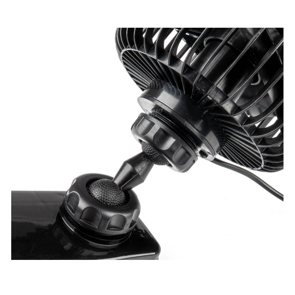AMIO - Ανεμιστηρας 12V 4,5'' (12,2CM) Με Φις Αναπτηρα 2 Ταχυτητων & Μανταλακι Pro Series - 1 Tem. (03005/AM) - Thumbnail 2