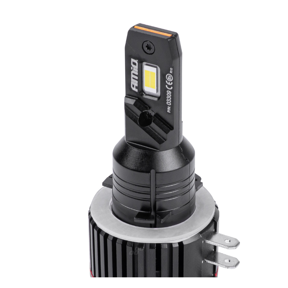 AMIO - Λαμπες LED H15 9-16V 90W 6.500K 9900LM Canbus Με Ανεμιστηρακι X3 Series - 2τεμ. (03309/AM) - Thumbnail 2