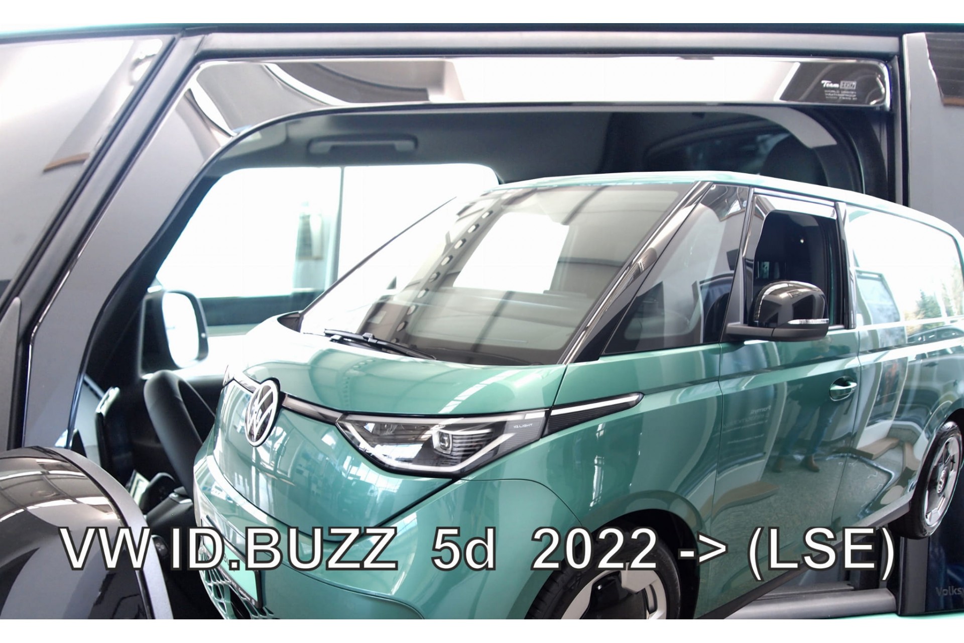 Ανεμοθραυστες Για Vw Id.buzz 5D 2022+ Ζευγαρι Απο Ευκαμπτο Φιμε Πλαστικο HEKO - 2 Τεμ.