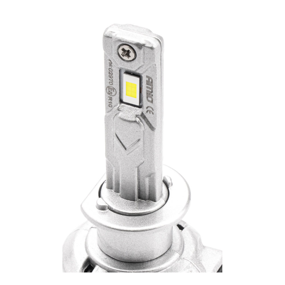 AMIO - Λαμπες H1 LED Can Bus X2 Series Με Ανεμιστηρακι H1 10-16V 72W 6.500K 7.920LM +400% - 2 Tem. (02970/AM) - Thumbnail 2