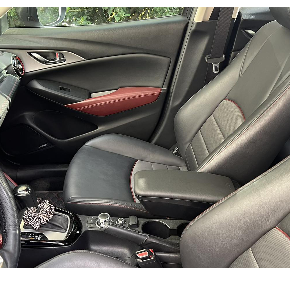 Ολοκληρωμενος Τεμπελης Armster 3 Για Mazda CX-3 2015+ Απο Πλαστικο Και Vegan Δερμα Σε Μαυρο Χρωμα Με Ανταπτορα Τοποθετησης RATI - 1 Σετ (V01581/RT + V01566/RT) - Thumbnail 4