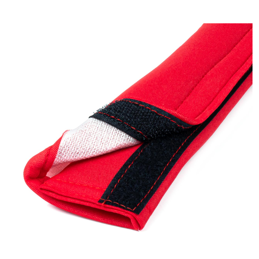 AMIO - Μαξιλαρακια Ζωνης Σε Κοκκινο Χρωμα 22X6CM Με Velcro - 2 Tem. (03239/AM) - Thumbnail 3