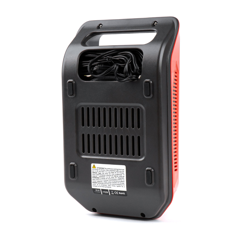 AMIO - Κομπρεσερ Αερα Ελαστικων 12V 120W 140PSI 10BAR Με Φις Αναπτηρα LED Φακο Και Οθονη Lcd - 1 Tem. (03268/AM) - Thumbnail 2