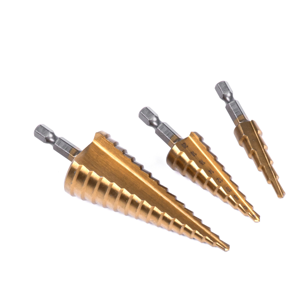 AMIO - Τρυπανια Κωνικα Τιτανιου (hss) 4-12MM/4-20MM/4-32MM - 3 Tem. (03271/AM) - Thumbnail 3