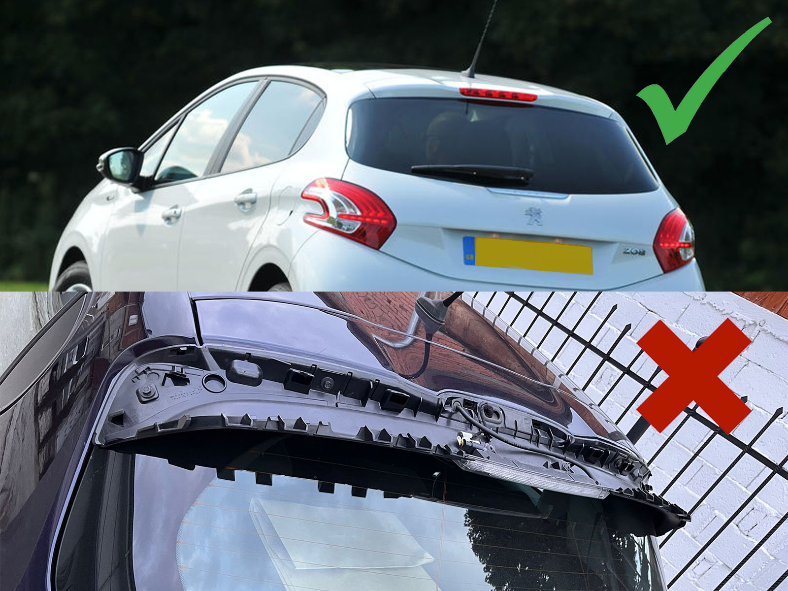 MOTORDROME - Αεροτομή Οροφής Για Peugeot 208 MK1 (2012-2019) - 1 Τεμ.  (A-397) - Thumbnail 6