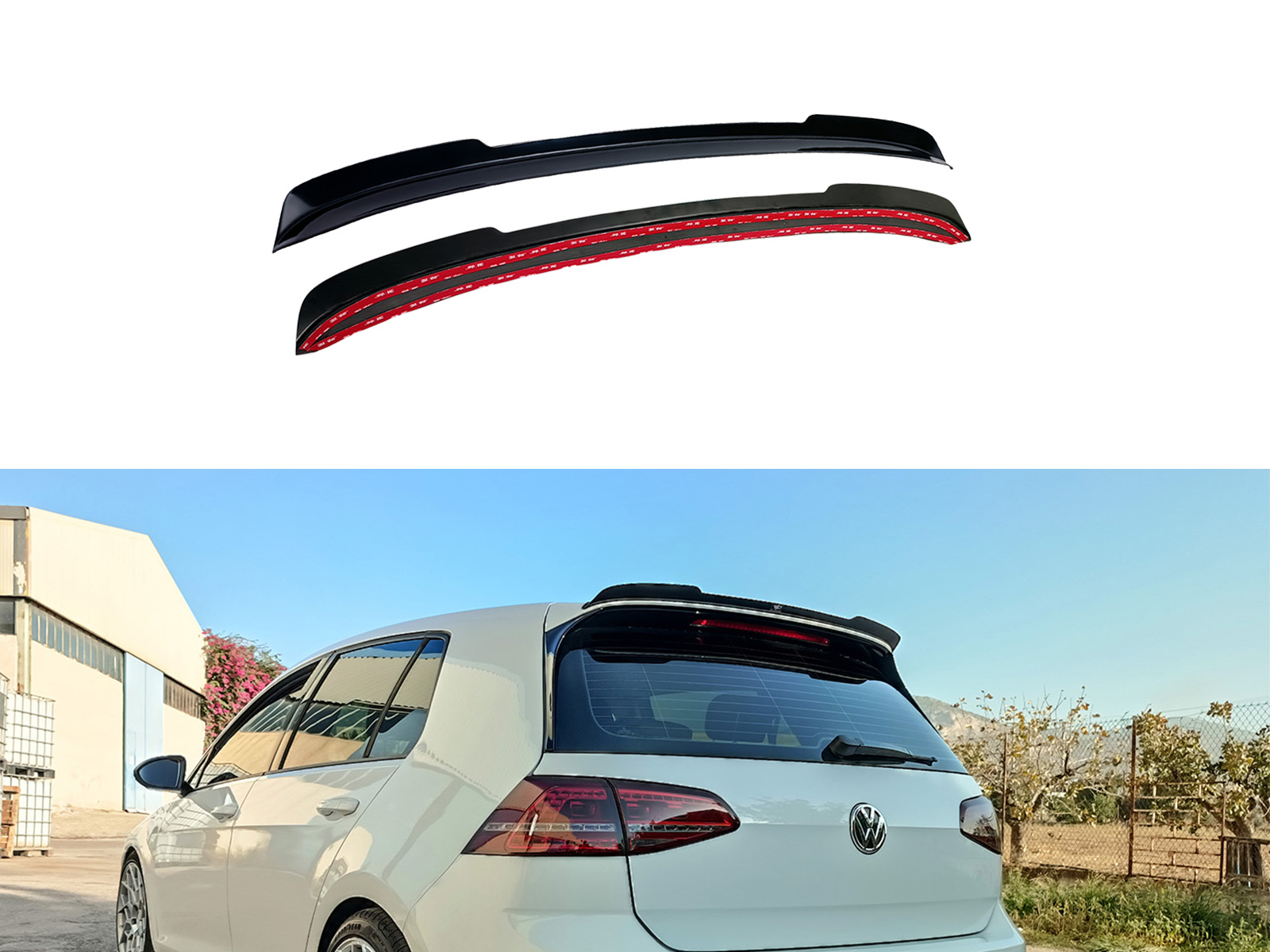 Motordrome - Επιπρόσθετη Αεροτομή για VW Golf Mk7 / Mk7 Facelift GTI / R / R-Line - 1 Τεμ.  (A-483)