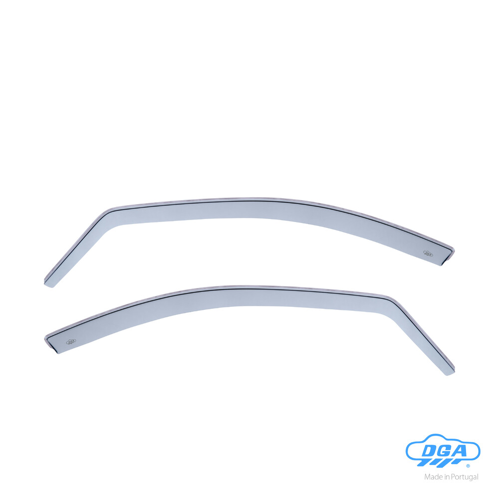 Ζευγαρι Μπροστινοι Ανεμοθραυστες Για Mercedes M-klas Ml W164 5D 06/2005-2011 Απο Ευκαμπτο Χυτο Ακρυλικο Γυαλι (cast Acrylic Glass) DGA - 2 Τεμ.