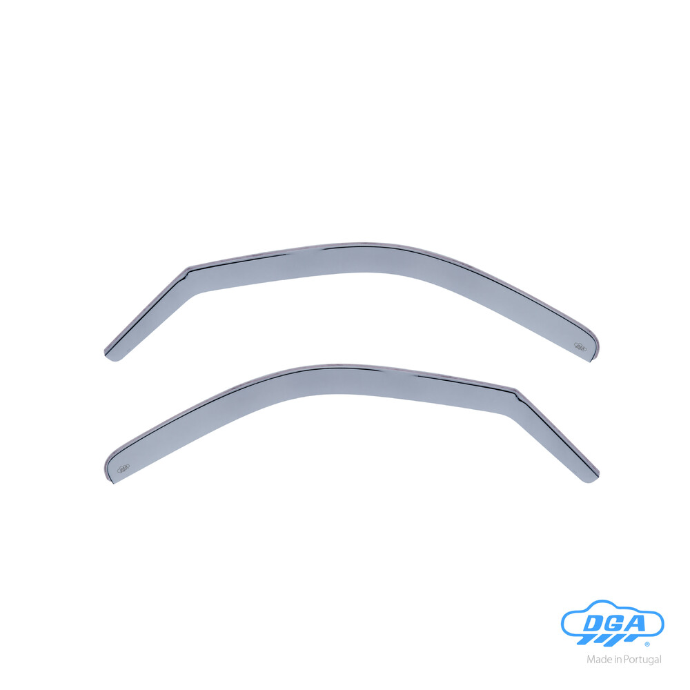 Ζευγαρι Μπροστινοι Ανεμοθραυστες Για Renault Kangoo 3D 1997-2007 / Nissan Kubistar 2D 1997-2008 Απο Ευκαμπτο Χυτο Ακρυλικο Γυαλι (cast Acrylic Glass) DGA - 2 Τεμ.