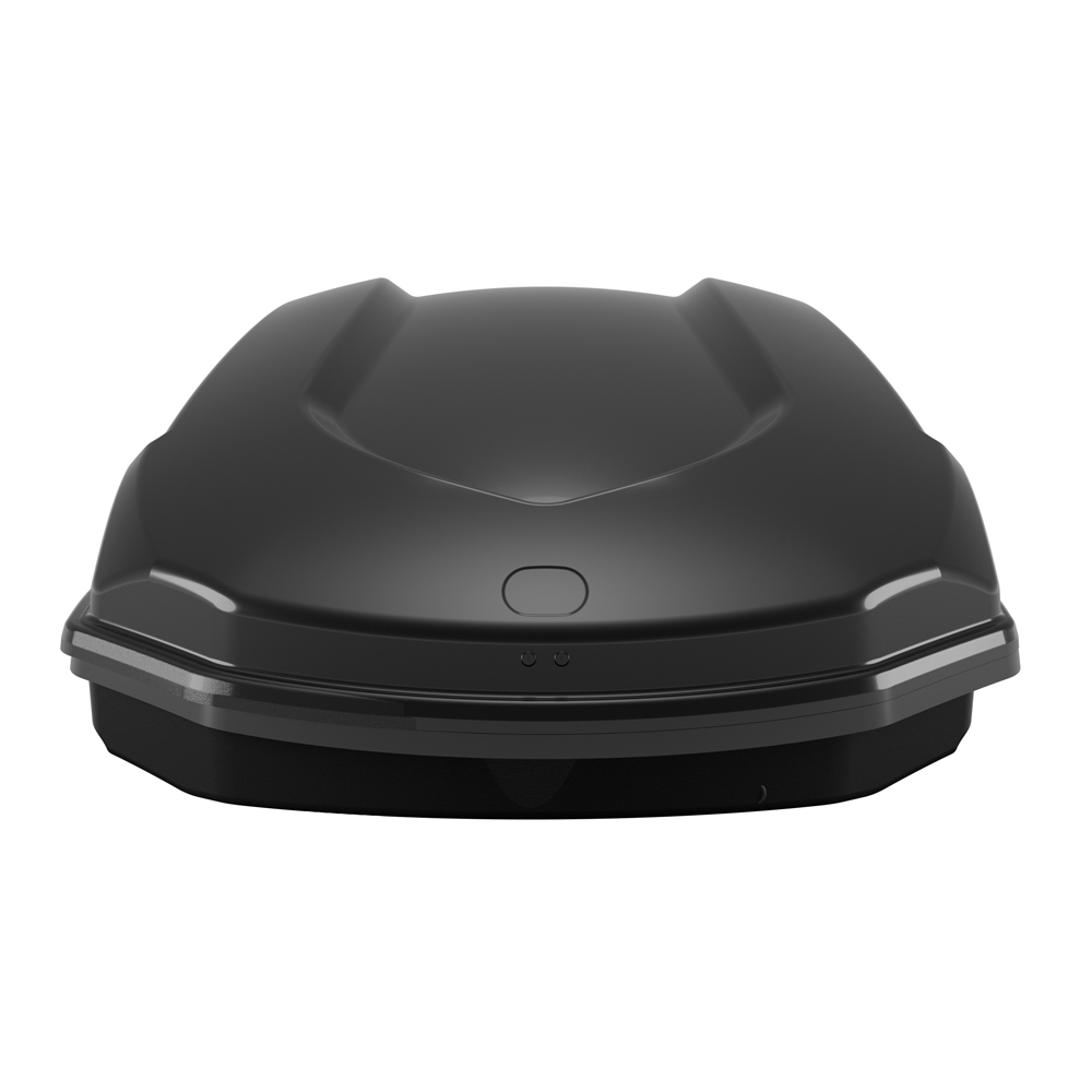 MENABO - Μπαγκαζιέρα Οροφής Satellite 600 Duo Black Με T-track Σε Μαύρο Γυαλιστερό Χρώμα Από ABS Πλαστικό Με Διαστάσεις 197,6X94,1X46,7 Cm - 1 Τεμ. (14280/MB) - Thumbnail 4