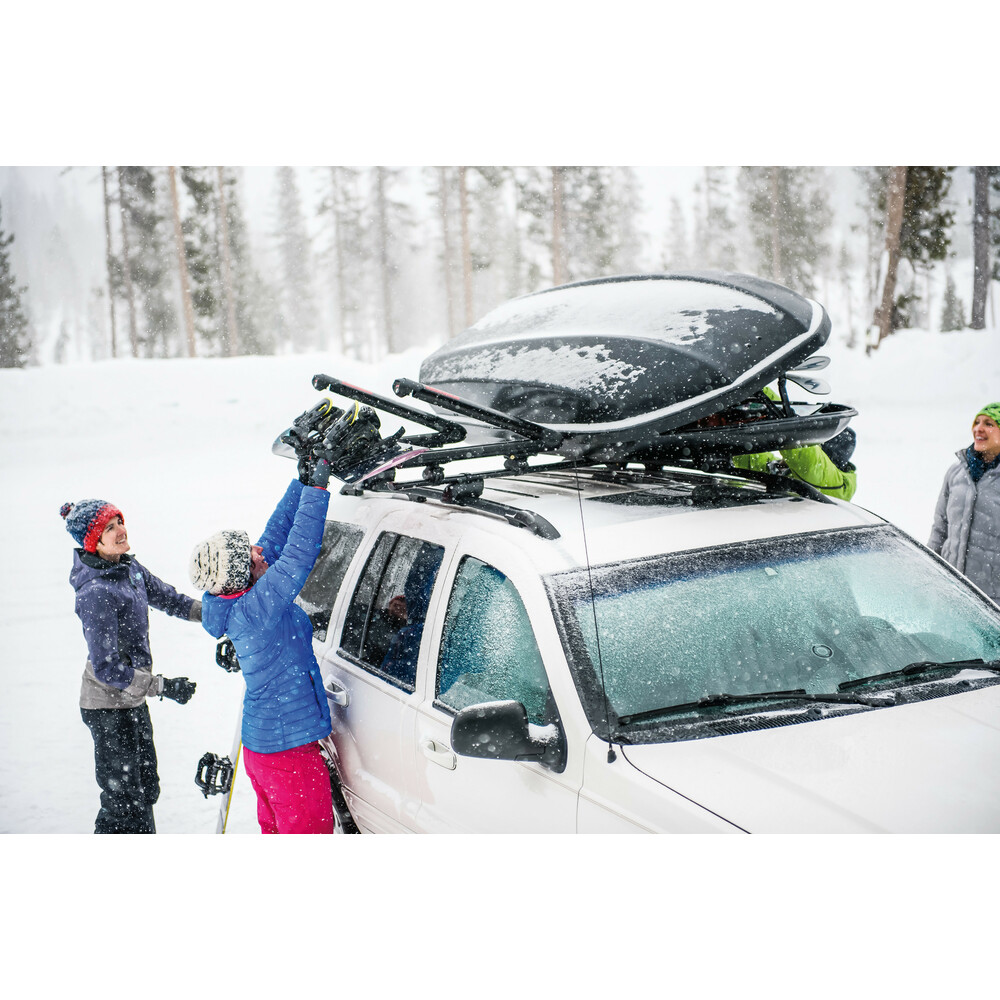 Βαση Σκι Οροφης Fatcat 4 Evo Black 4 Ζευγαρια Σκι / 2 Snowboard YAKIMA Μαυρη 57CM Υακιμα - Thumbnail 7