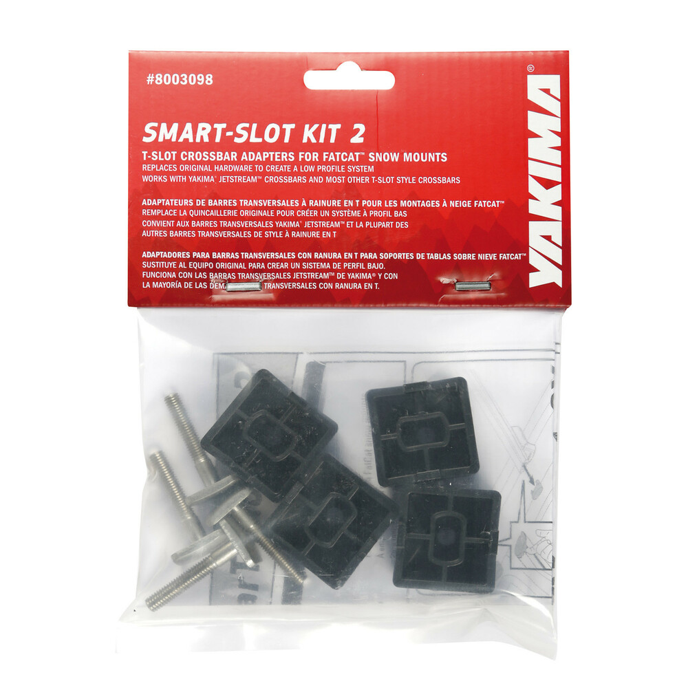 Ανταπτορας Smart T-slot Kit 2 Για Βασεις Σκι Οροφης Flatcat YAKIMA - 8 Τεμ. - Thumbnail 2