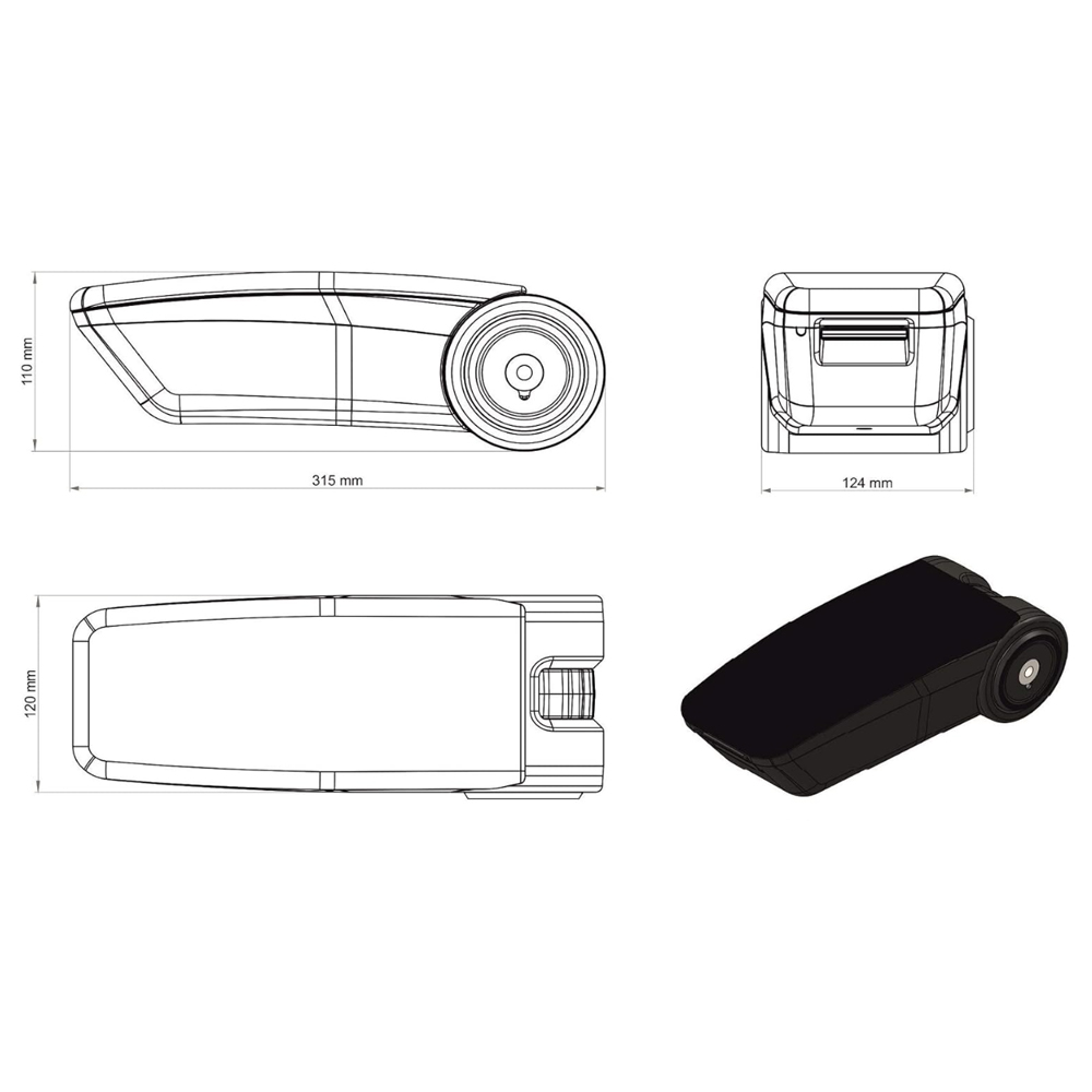 Ολοκληρωμένος Τεμπέλης Καθίσματος Armster 3 Seat Mounted Για Opel Mokka Lhd 2012-2016 / Mokka X Lhd 2016-2020 Από Πλαστικό Και Vegan Δέρμα Σε Μαύρο Χρώμα RATI - 1 Τεμ. - Thumbnail 6