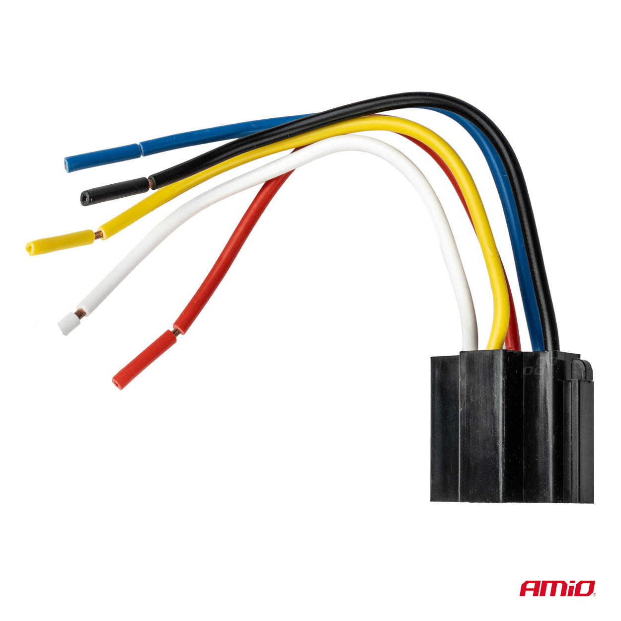 AMIO - Ρελε Με Καλωδιωση 12V 40A 5 Επαφων Για Αυτοματα Φωτα Ημερας/συναγερμο Αυτοκινητου/κλειδαρια Αναφλεξης - 1 Tem. (03510/AM) - Thumbnail 3