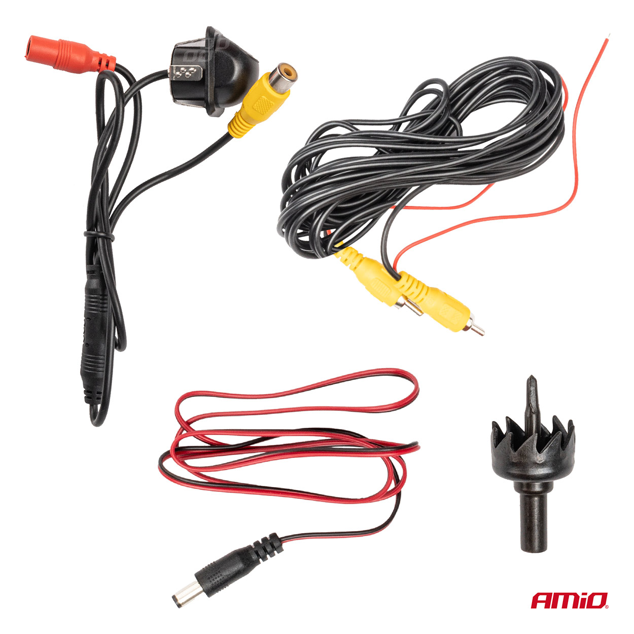 AMIO - Καμερα Οπισθοπορειας 12V LED Me Nyχτερινη Ληψη HD-305 - 1 Tem. (03527/AM) - Thumbnail 2