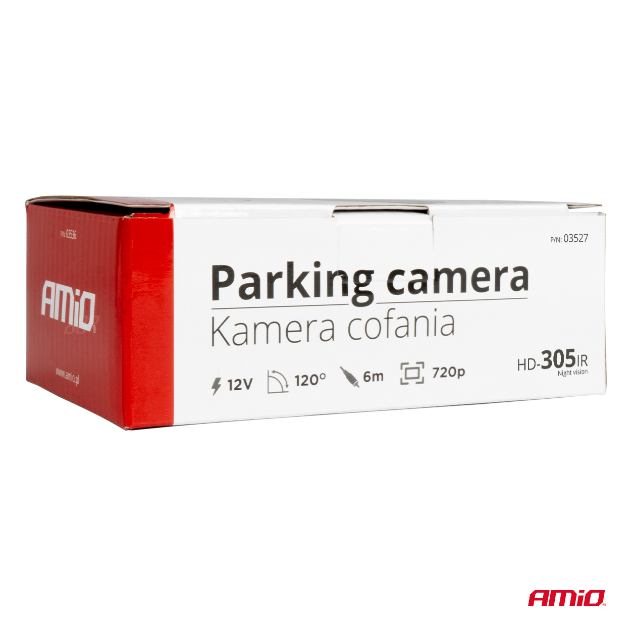 AMIO - Καμερα Οπισθοπορειας 12V LED Me Nyχτερινη Ληψη HD-305 - 1 Tem. (03527/AM) - Thumbnail 7