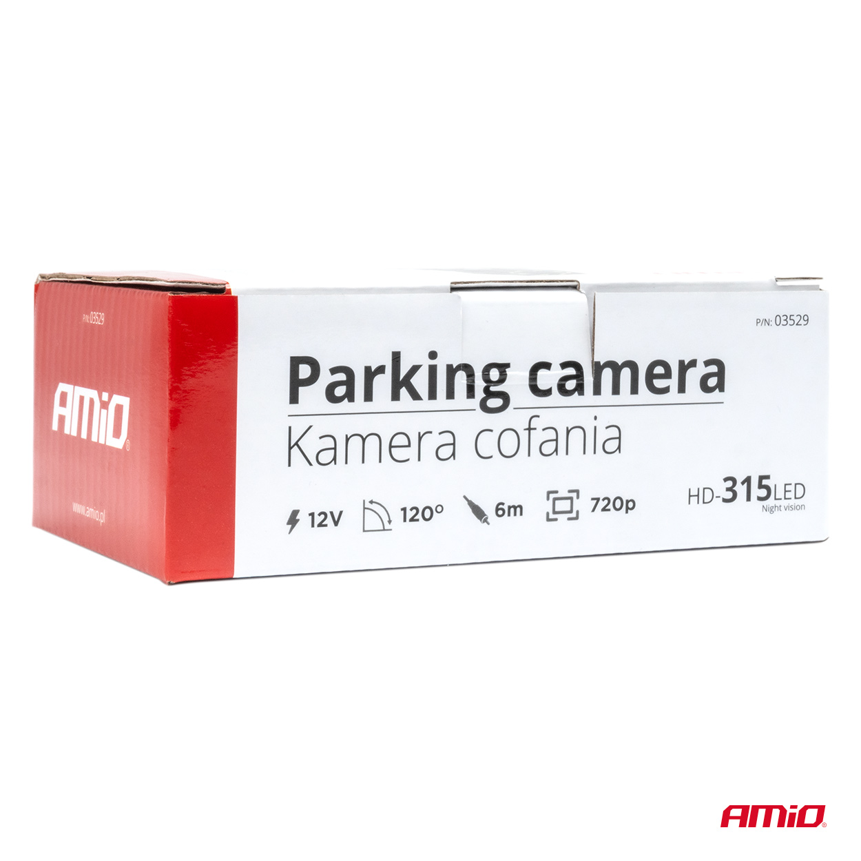 AMIO - Καμερα Οπισθοπορειας 12V LED Me Nyχτερινη Ληψη Και Τετραγωνη Ρυθμιση Κλισης HD-315 - 1 Tem. (03529/AM) - Thumbnail 8
